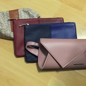 First class travel pouches